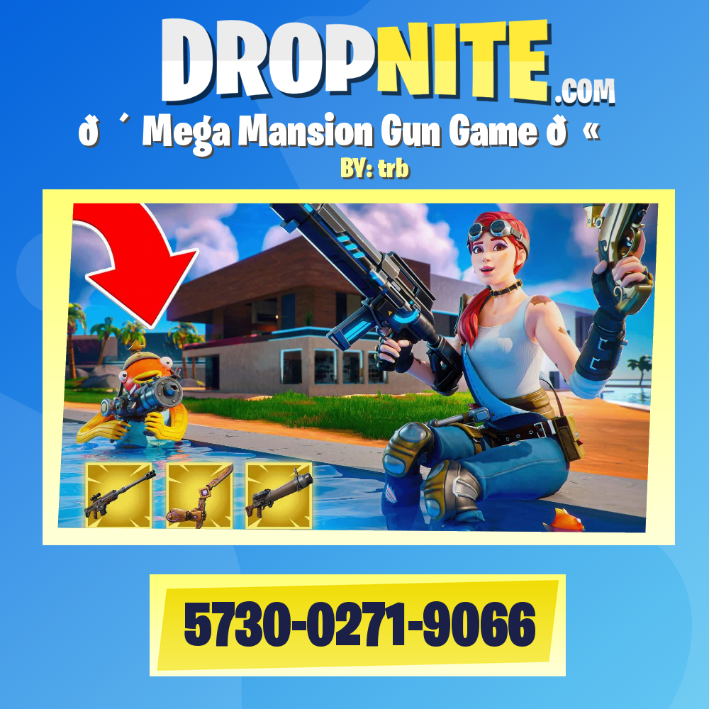 🌴 Mega Mansion Gun Game 🔫
