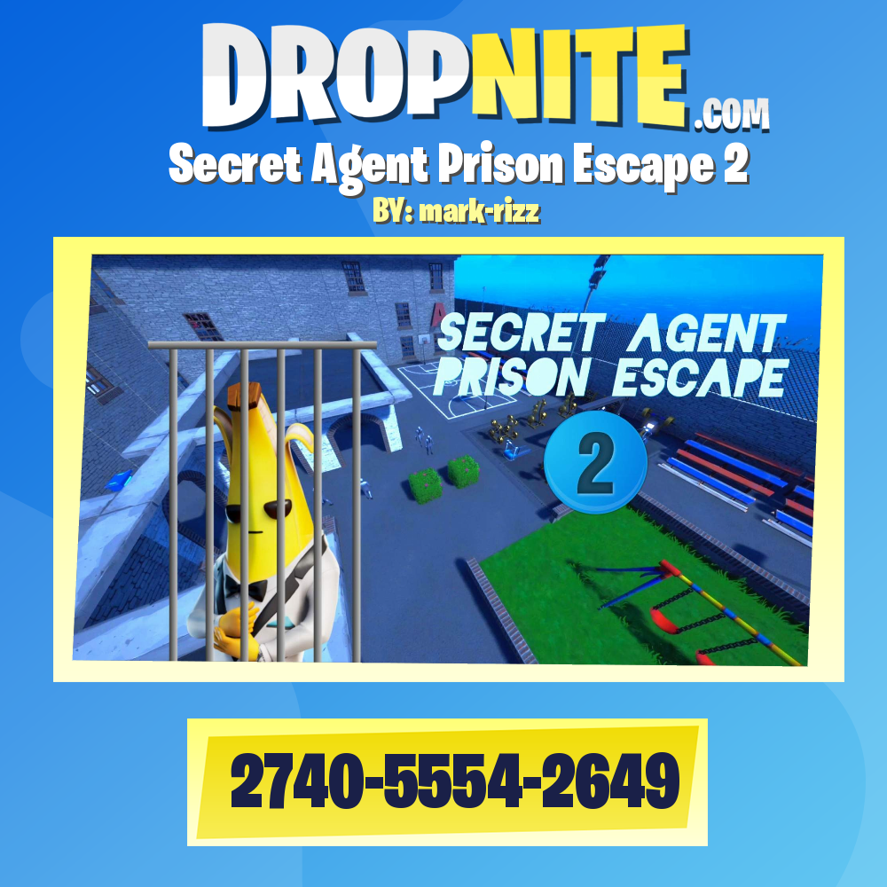 Secret Agent Prison Escape - Fortnite Creative Map Code - Dropnite