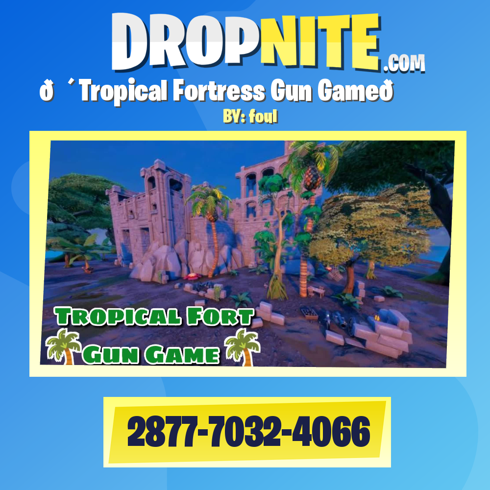 🌴Tropical Fortress Gun Game😎