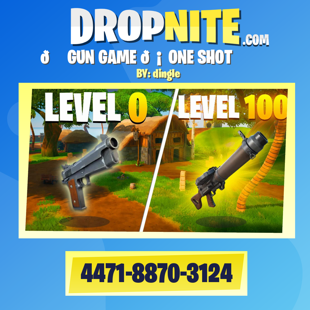 🏝️ GUN GAME 🛡️ ONE SHOT