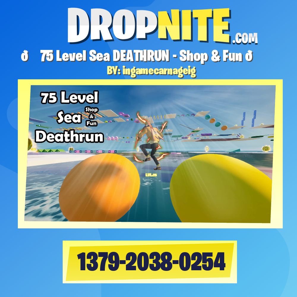 🌅 75 Level Sea DEATHRUN - Shop & Fun 🌅