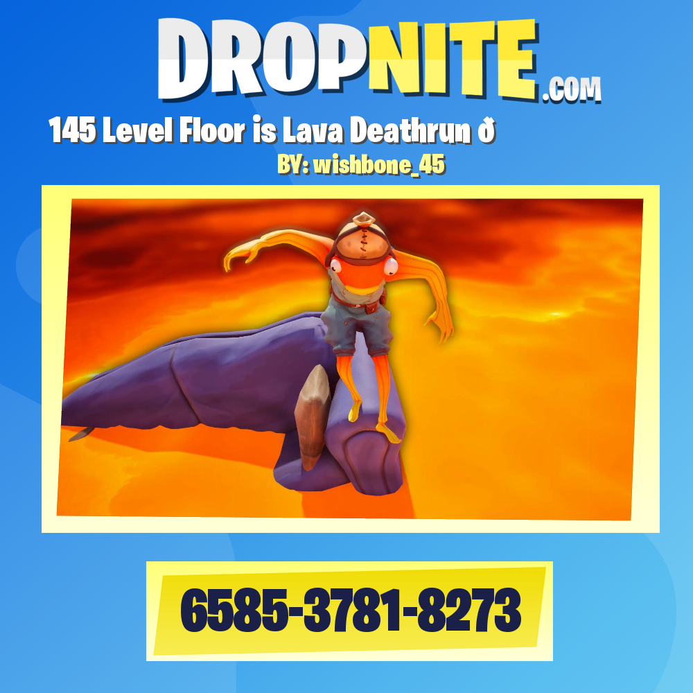145 Level Floor is Lava Deathrun 🌋