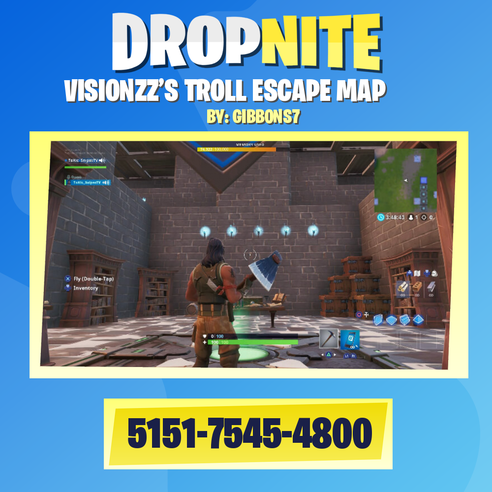 VISIONZZ’S TROLL ESCAPE MAP