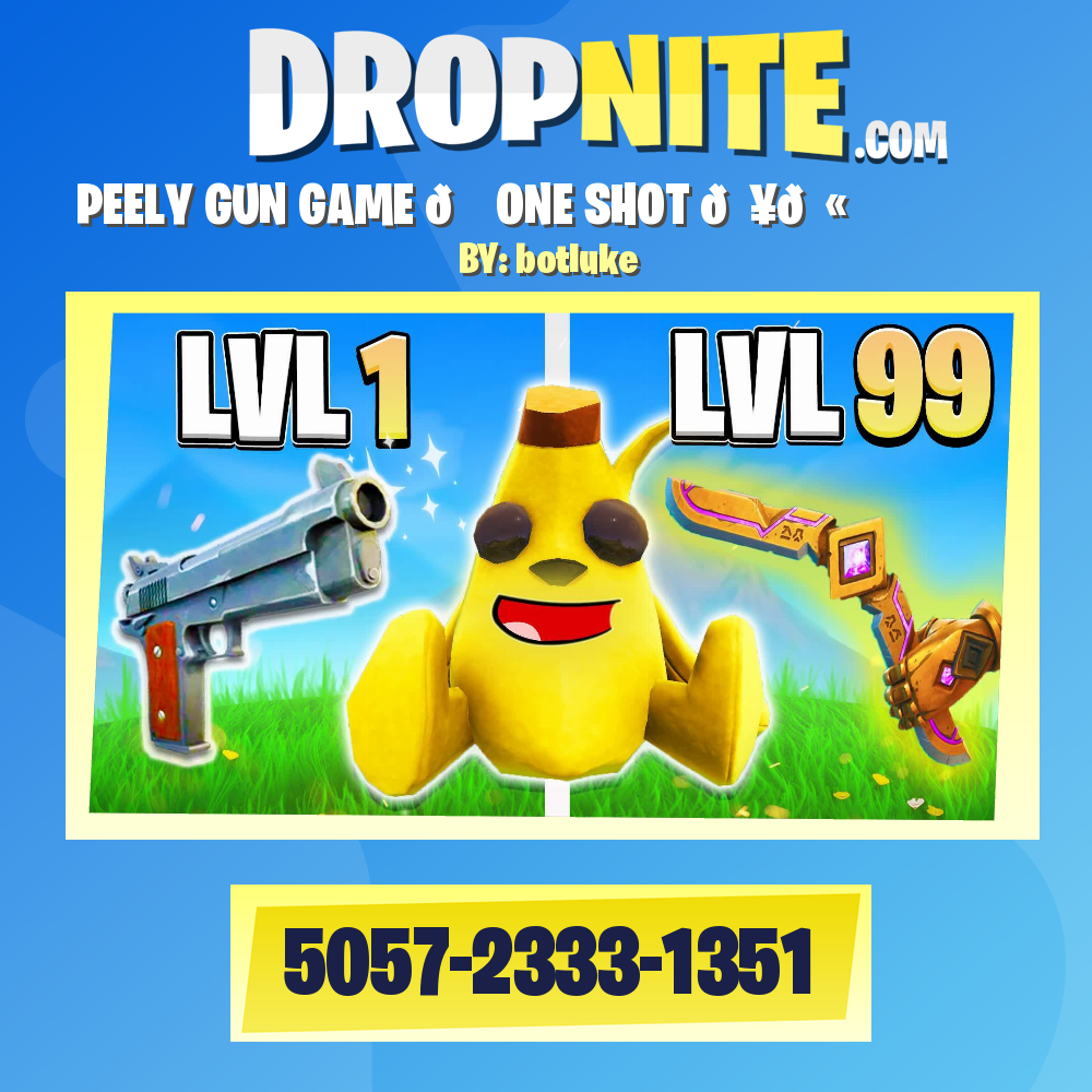 PEELY GUN GAME 🍌 ONE SHOT 💥🔫