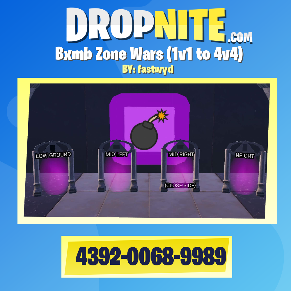 Bxmb Zone Wars (1v1 to 4v4)