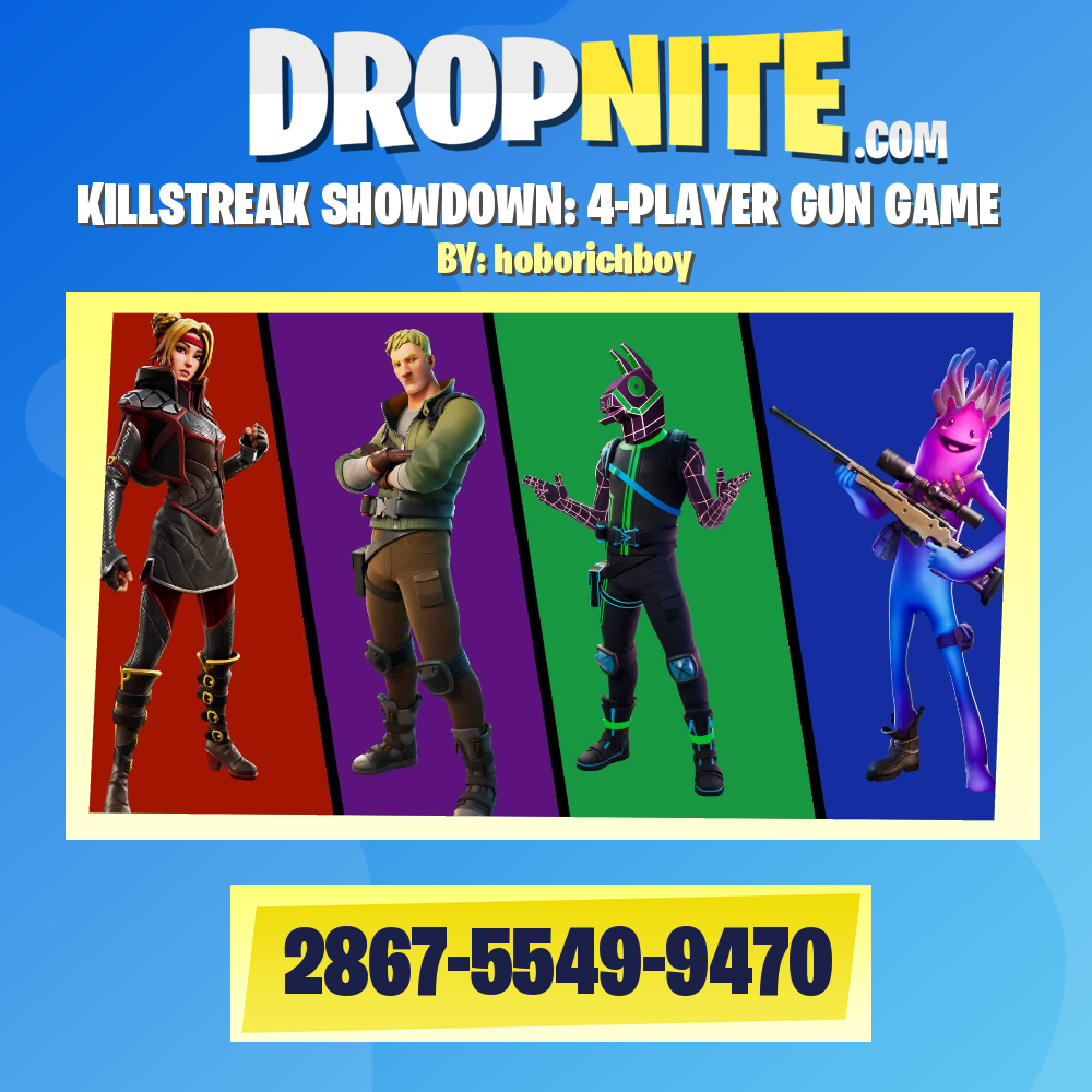 KILLSTREAK SHOWDOWN: 4-PLAYER GUN GAME