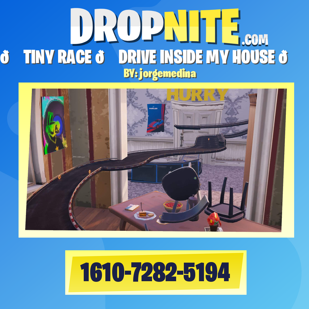 🏁 TINY RACE 🚗 DRIVE INSIDE MY HOUSE 🏠