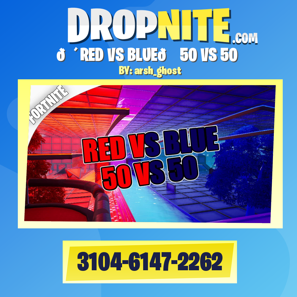 🔴RED VS BLUE🔵 50 VS 50