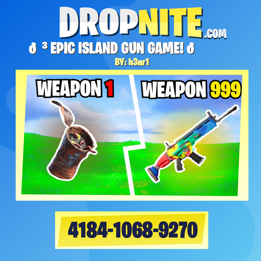 🌳 EPIC ISLAND GUN GAME! 🌈