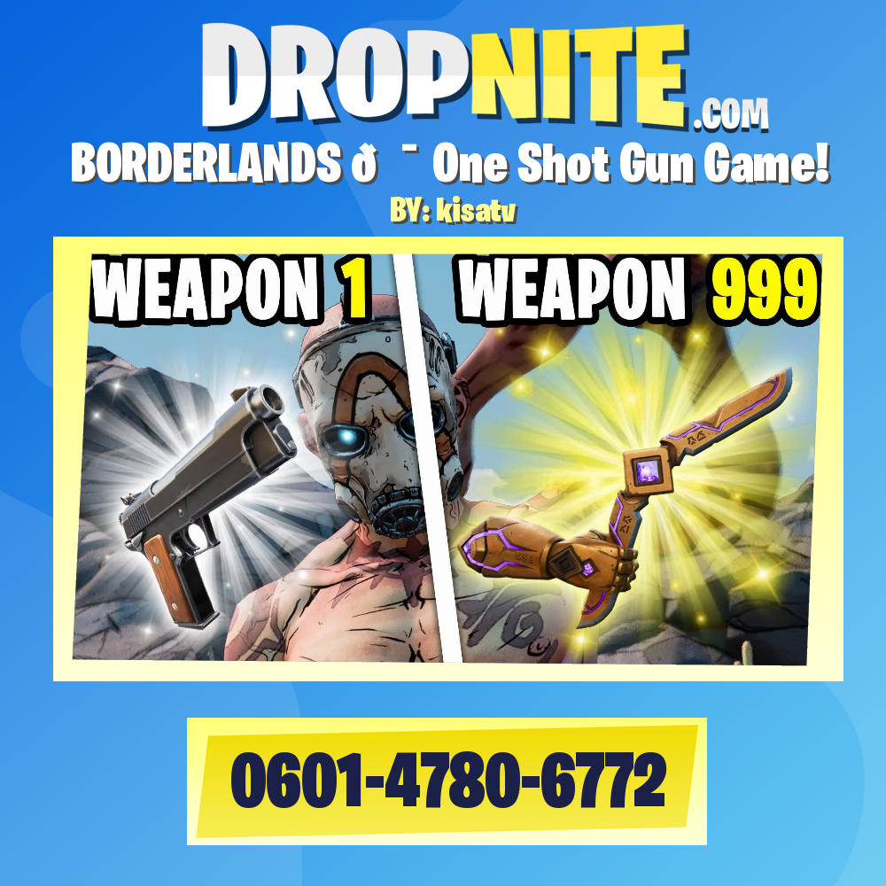 BORDERLANDS 🎯 One Shot Gun Game!