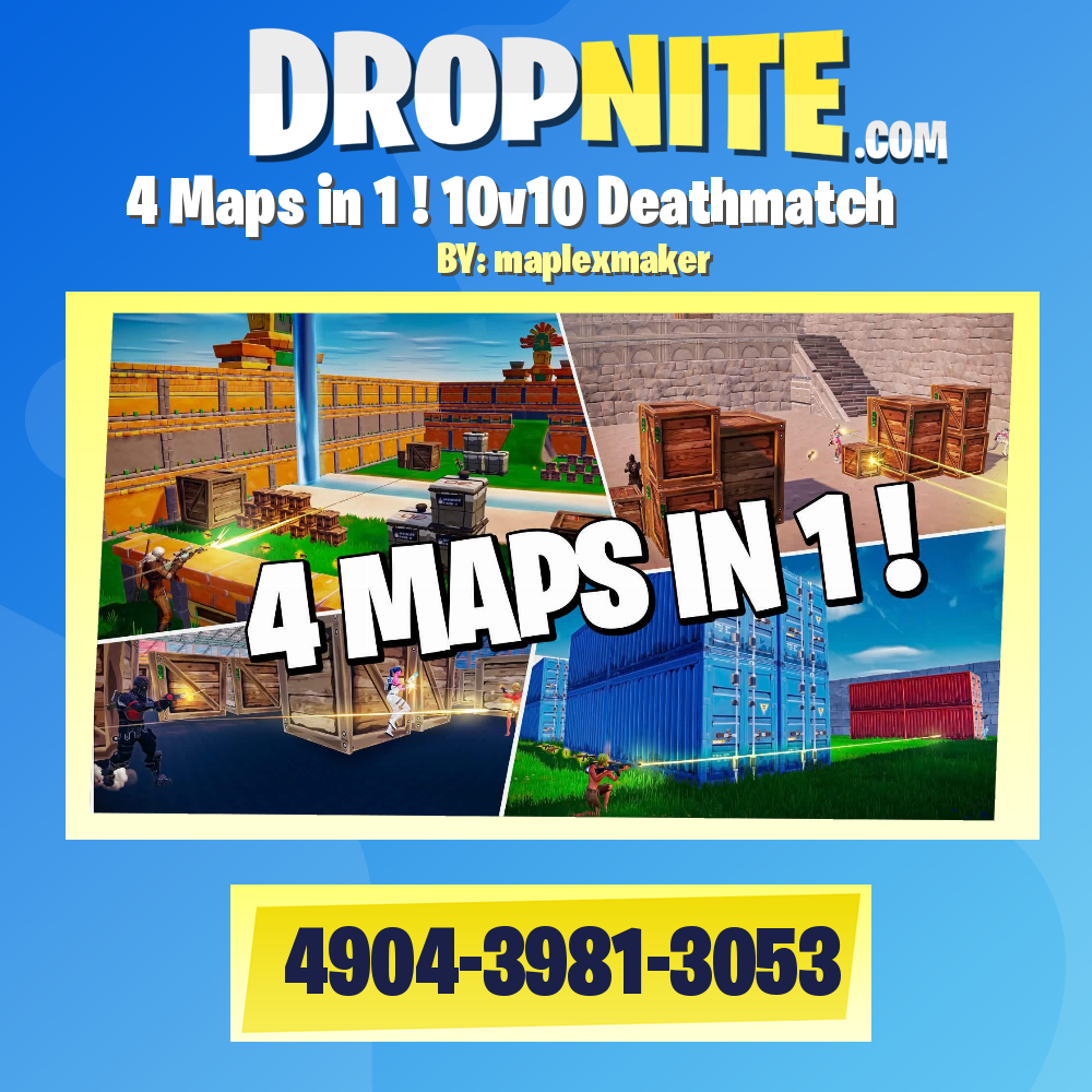4 Maps in 1 ! 10v10 Deathmatch