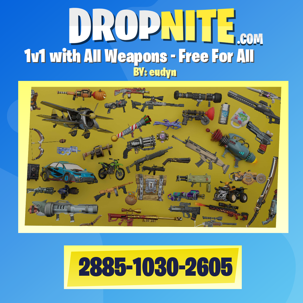 1v1 with All Weapons - Free For All