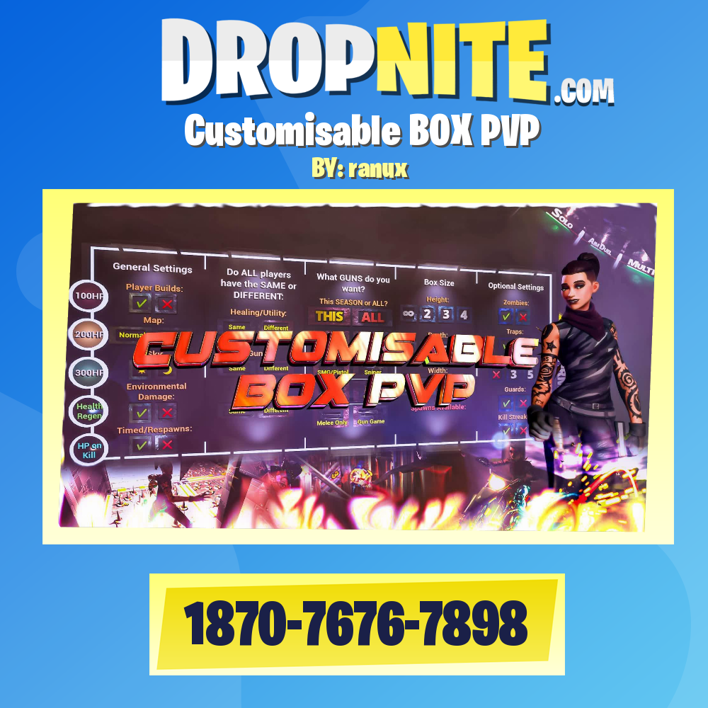 Customisable BOX PVP