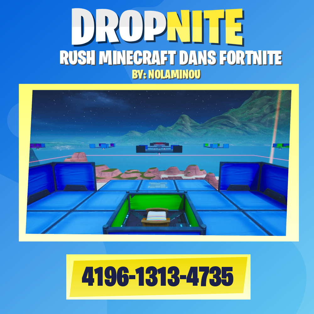 RUSH MINECRAFT DANS FORTNITE