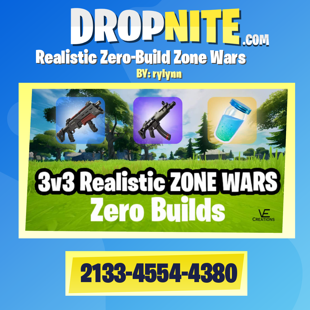 Realistic Zero-Build Zone Wars