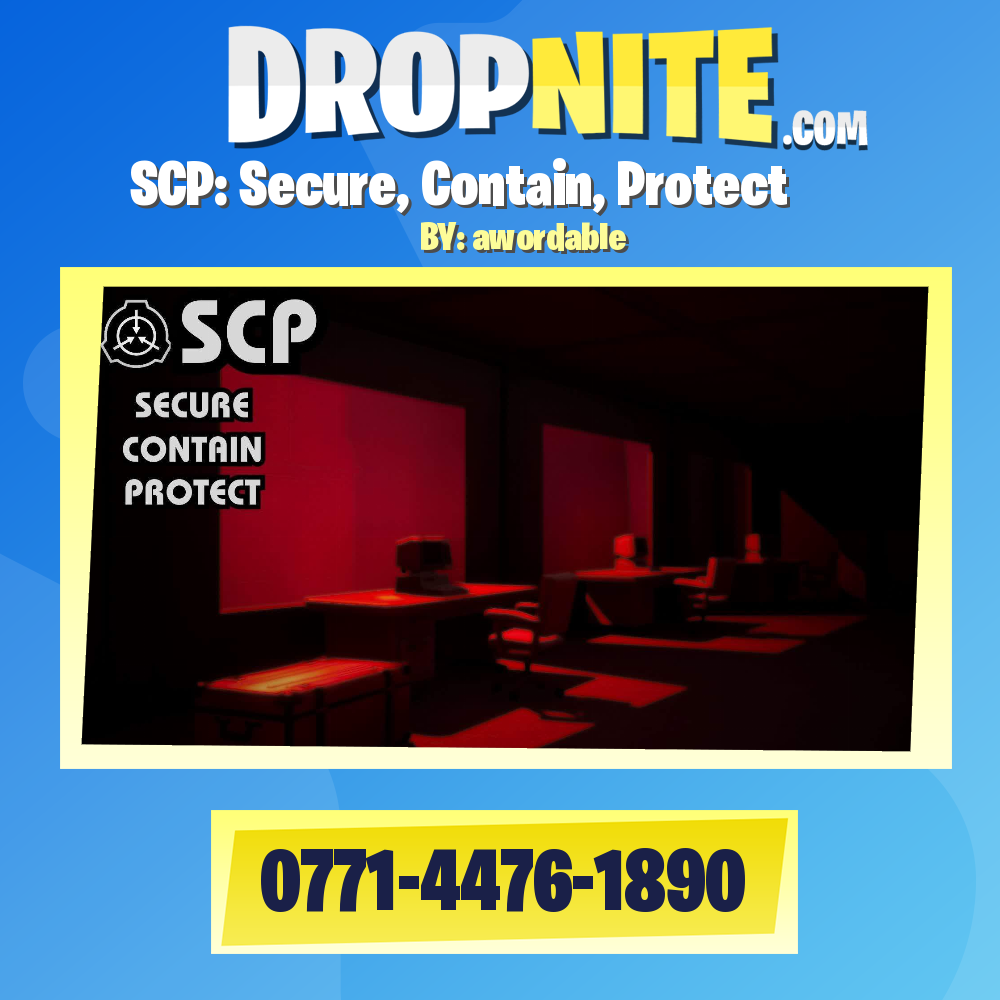 SCP: Secure, Contain, Protect - Fortnite Creative Map Code - Dropnite