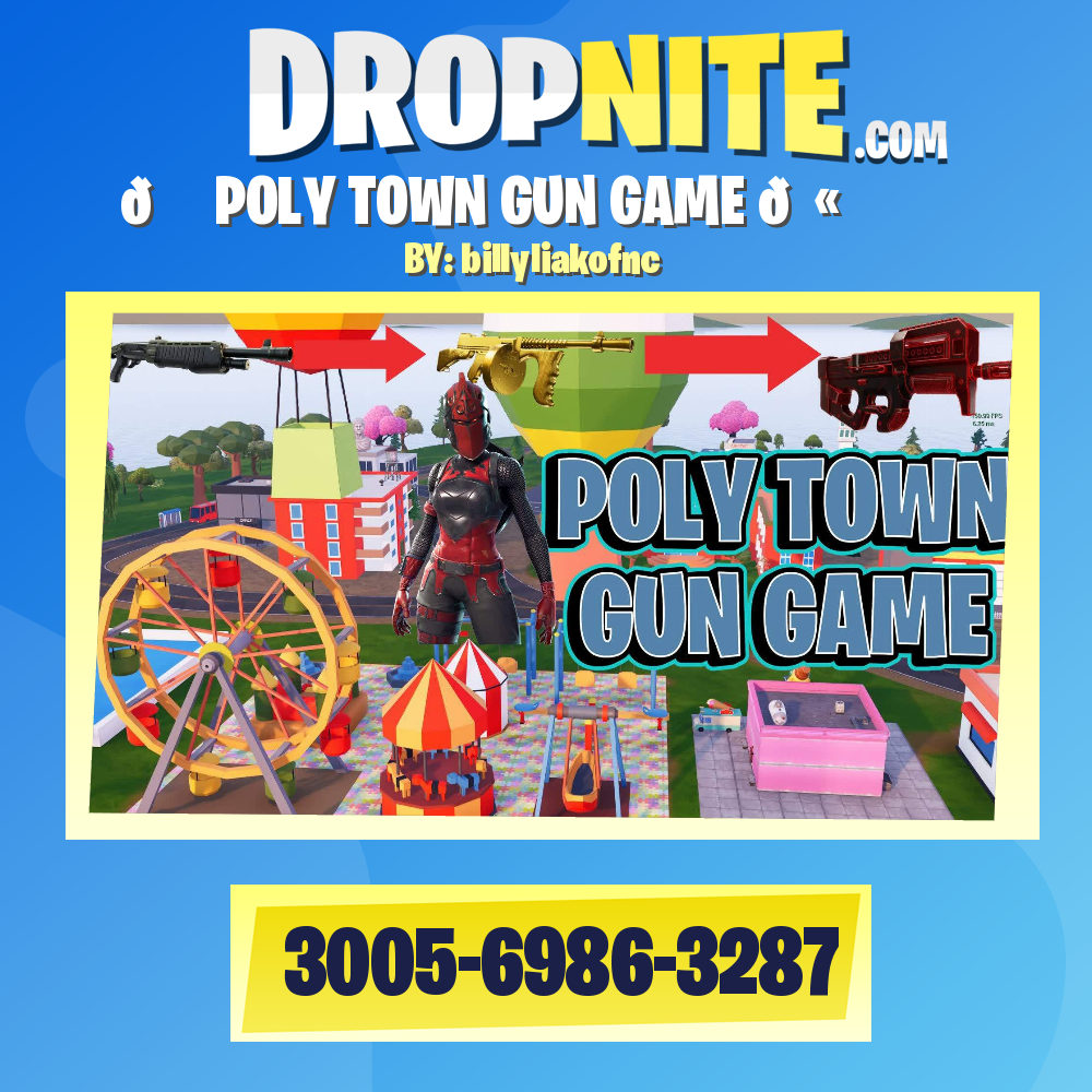 🏙️ POLY TOWN GUN GAME 🔫