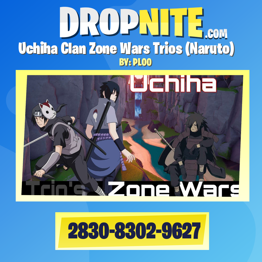 Uchiha Clan Zone Wars Trios (Naruto)