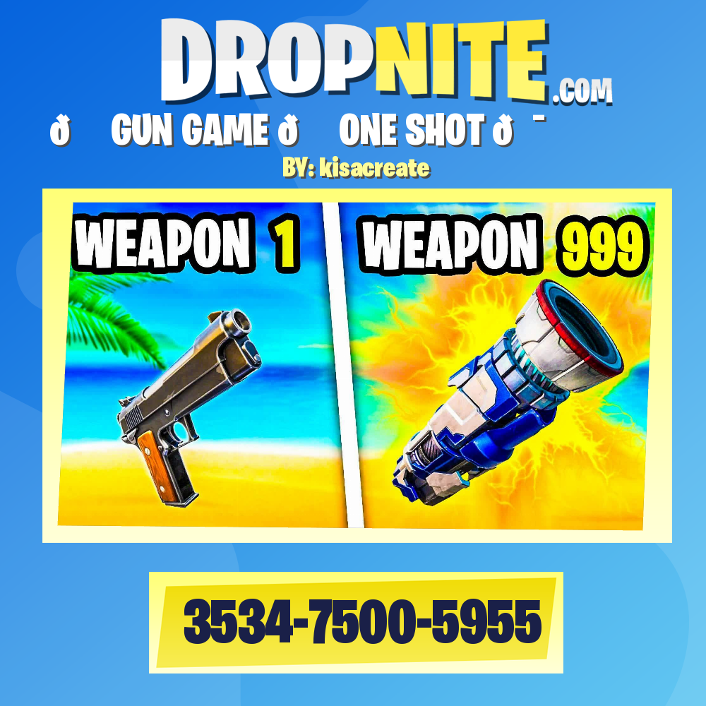 🆕  GUN GAME 🏝️ ONE SHOT 🎯