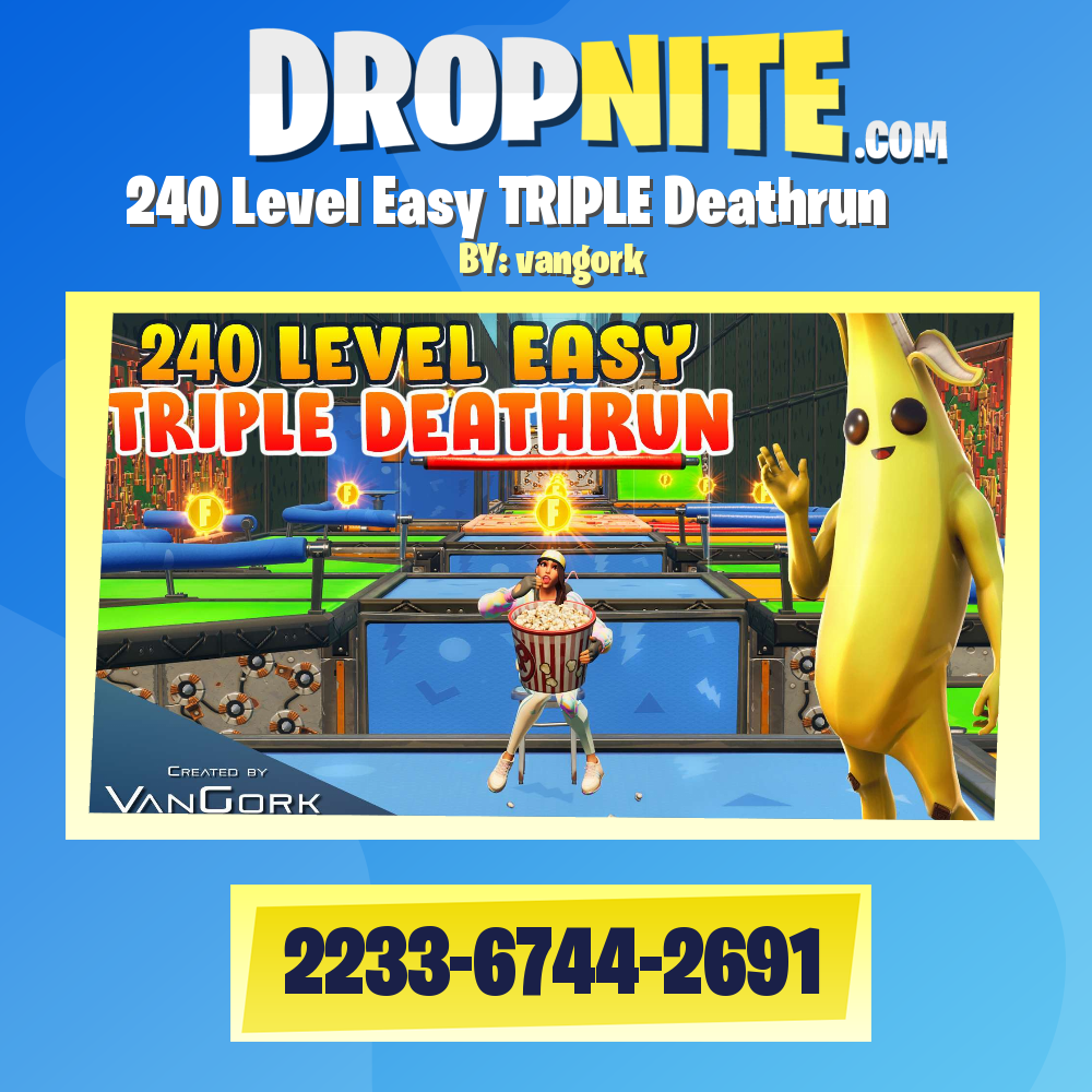 240 Level Easy TRIPLE Deathrun