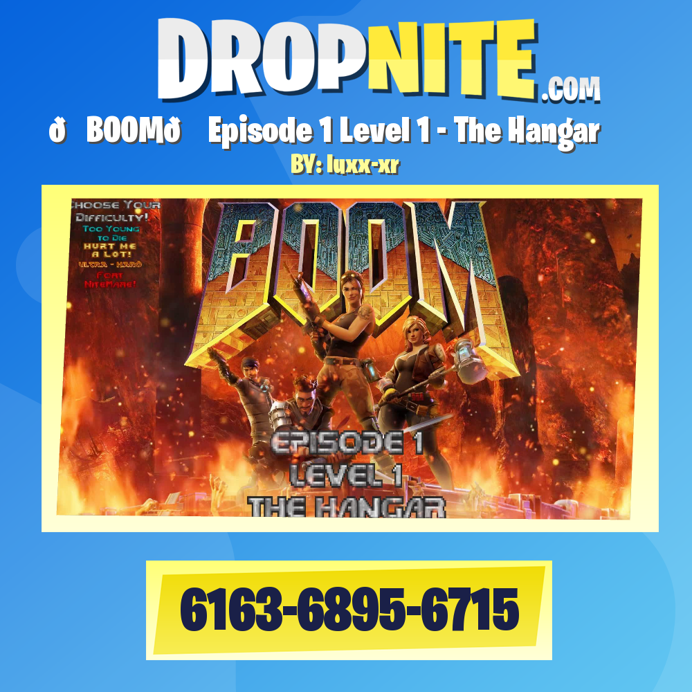 💀BOOM💀 Episode 1 Level 1 - The Hangar