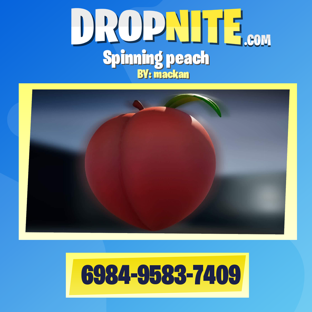 Spinning peach
