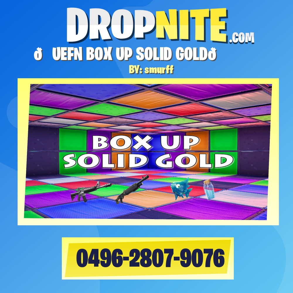 📦UEFN BOX UP SOLID GOLD📦