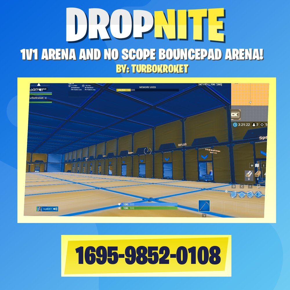 1V1 ARENA AND NO SCOPE BOUNCEPAD ARENA!