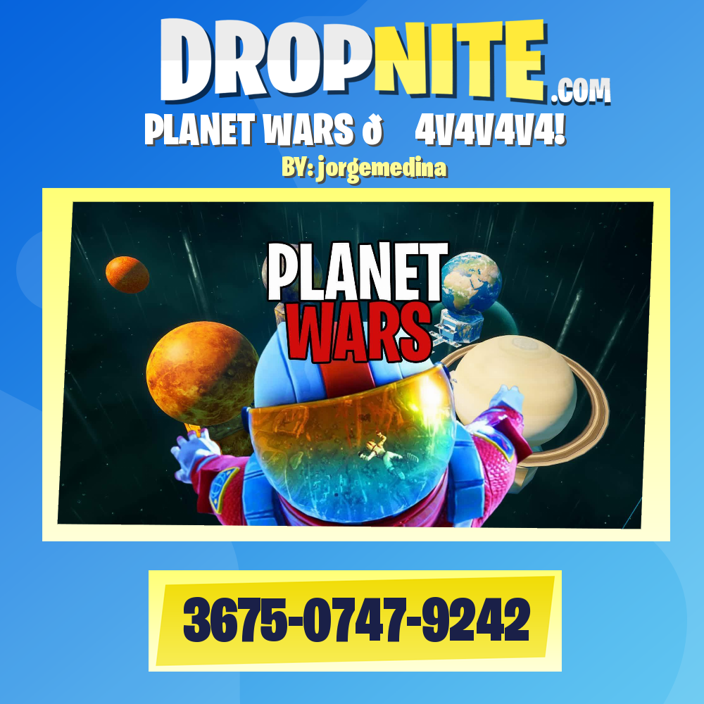 PLANET WARS 🌎 4V4V4V4!