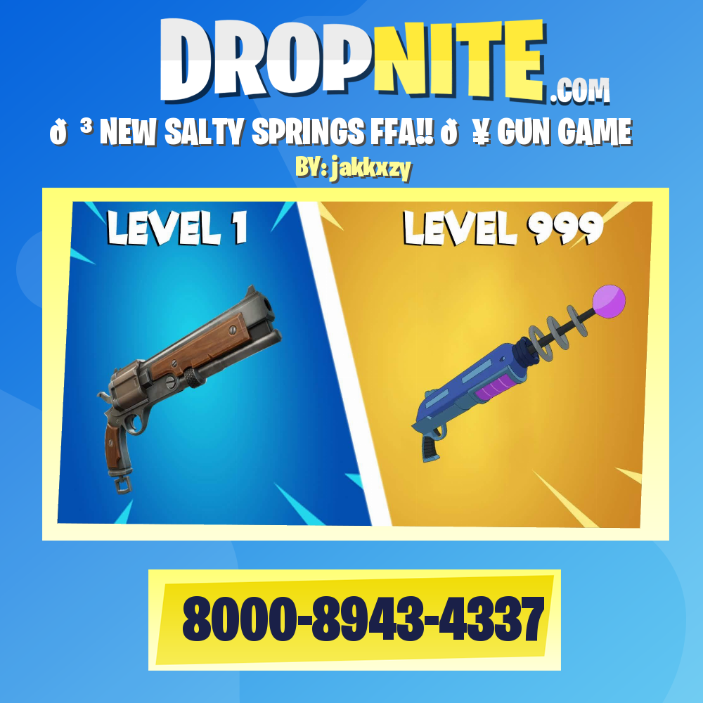 🌳 NEW SALTY SPRINGS FFA!! 💥 GUN GAME