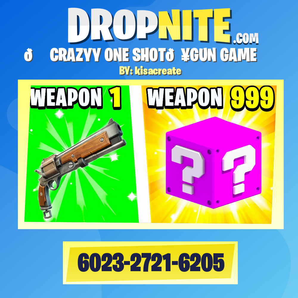 🏝️ CRAZYY ONE SHOT💥GUN GAME