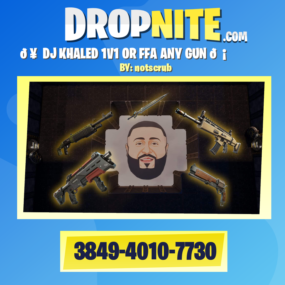 🥊 DJ KHALED 1V1 OR FFA ANY GUN 🗡️