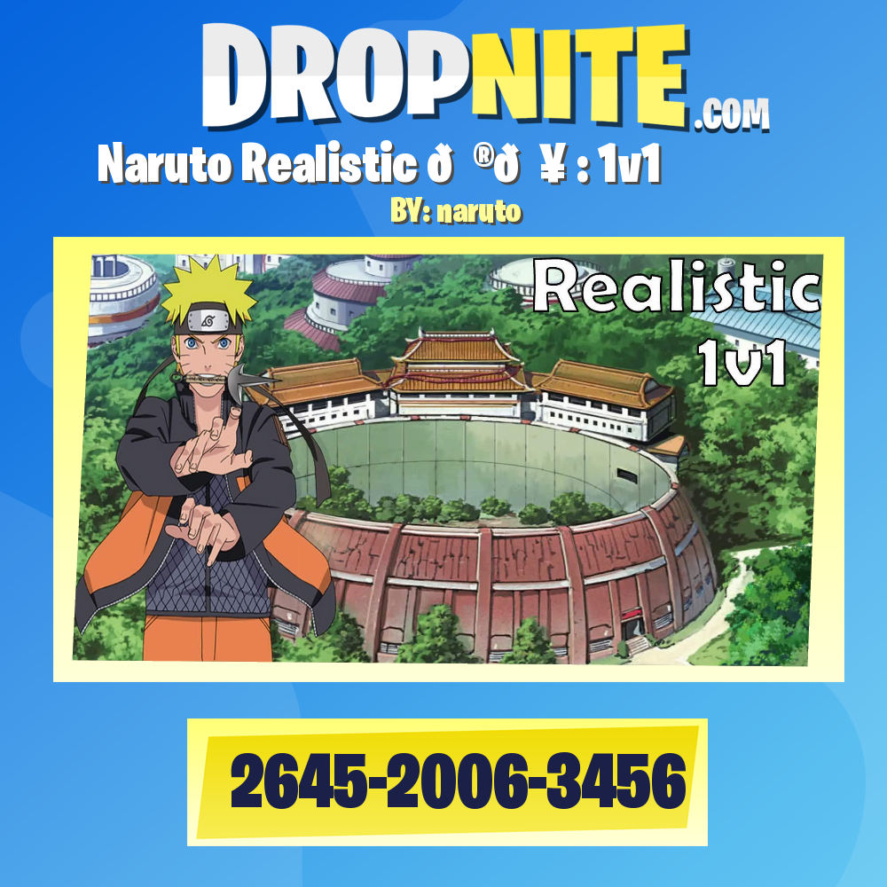 Naruto Realistic 🎮💥 : 1v1