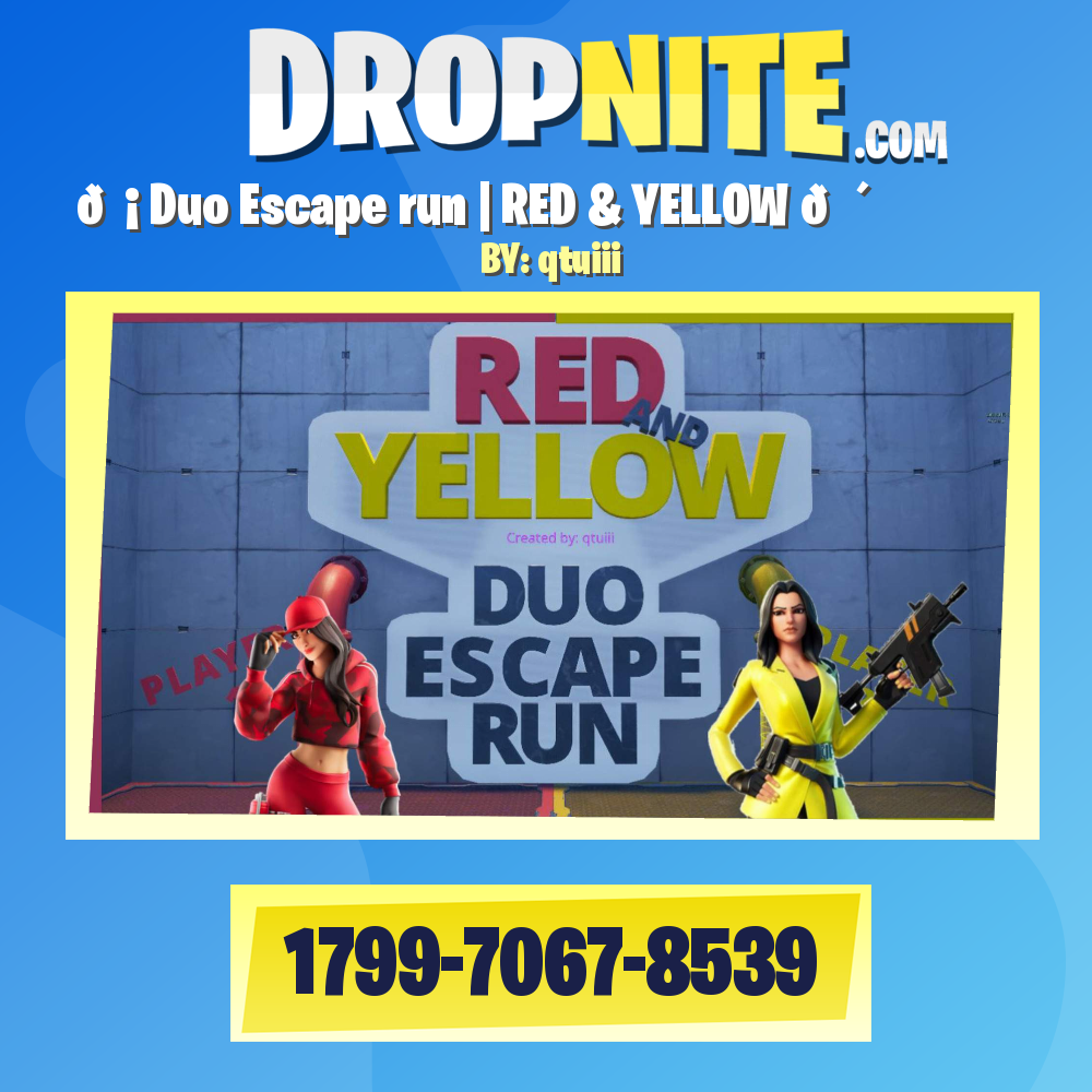 🟡 Duo Escape run | RED & YELLOW 🔴