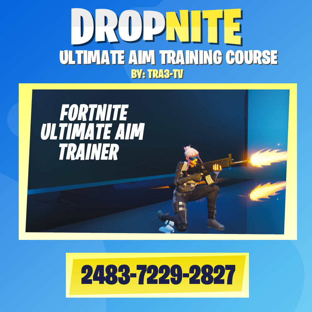 ULTIMATE AIM TRAINING COURSE - Fortnite Creative Map Code - Dropnite