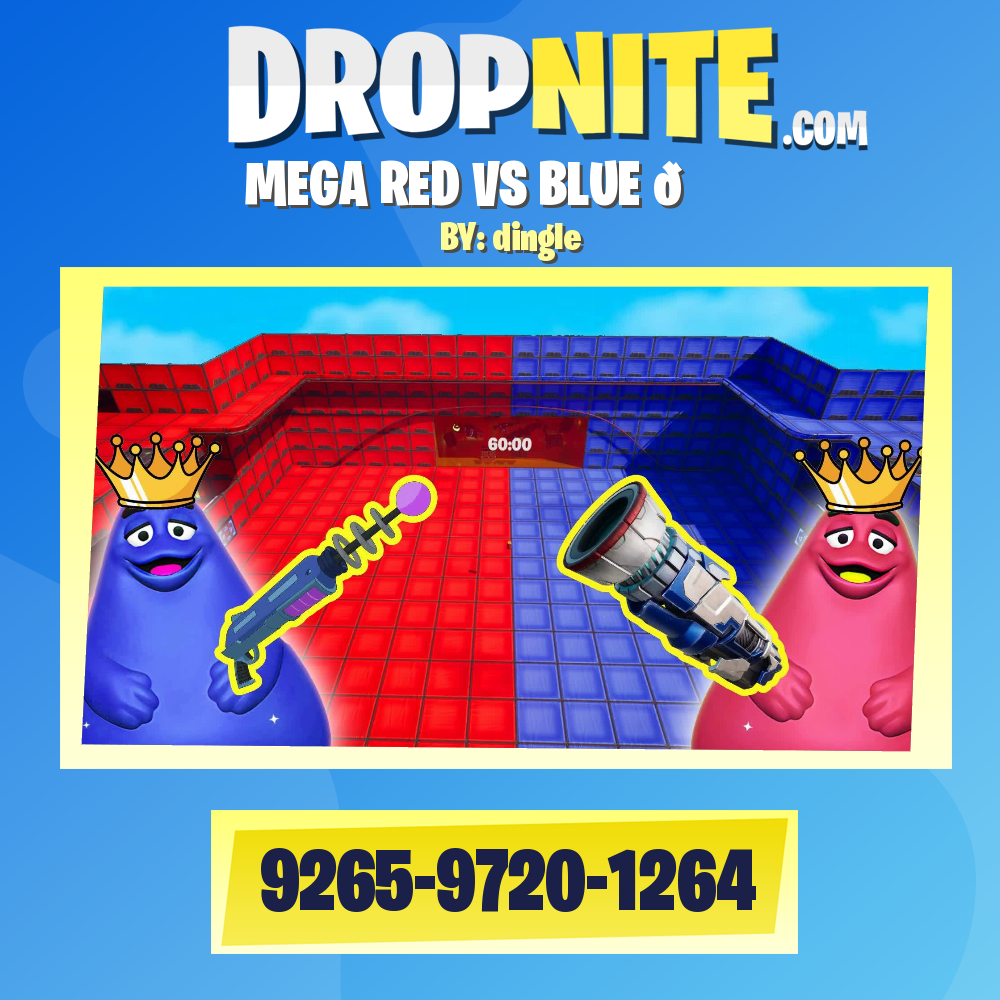 MEGA RED VS BLUE 👑