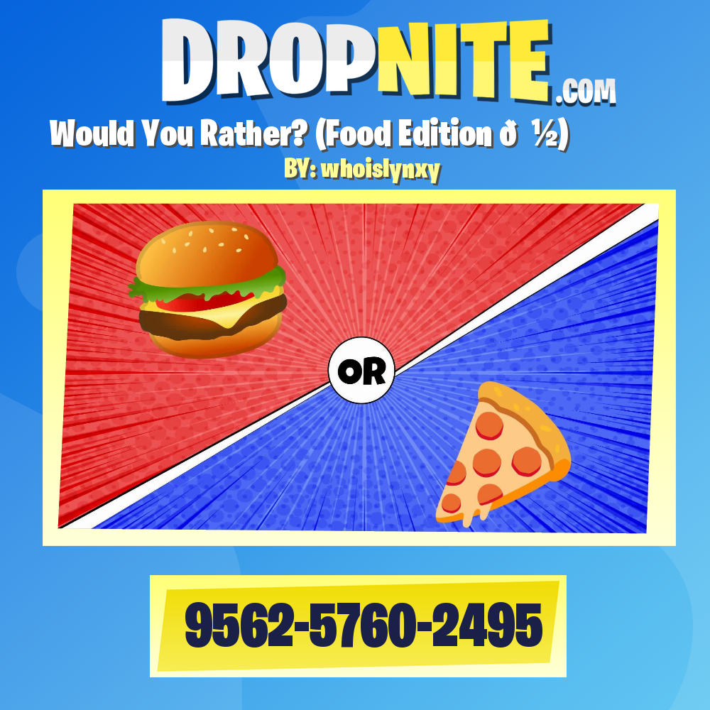 Would You Rather? (Food Edition 🍽)