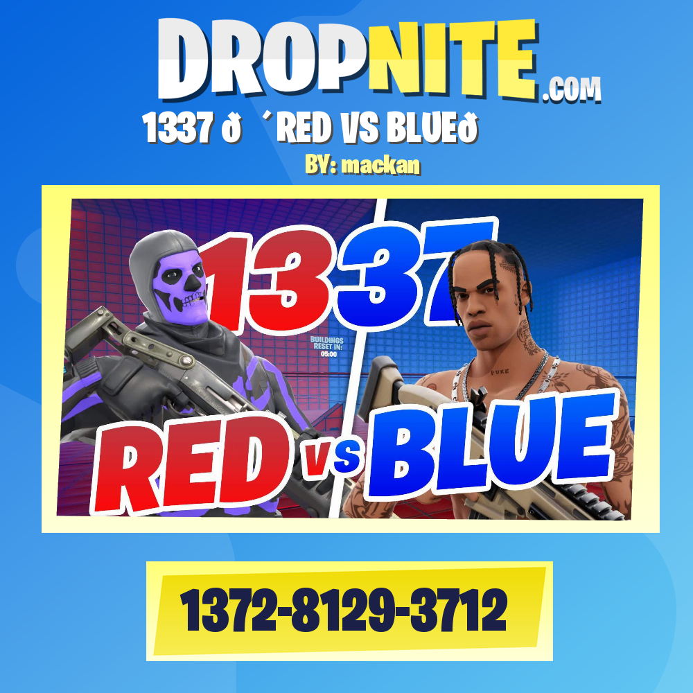 1337 🔴RED VS BLUE🔵