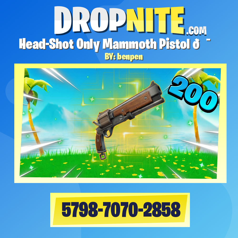 Head-Shot Only Mammoth Pistol 🎯