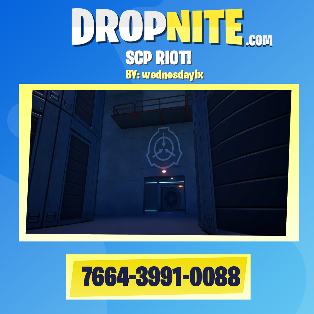 SCP RIOT! - Fortnite Creative Map Code - Dropnite