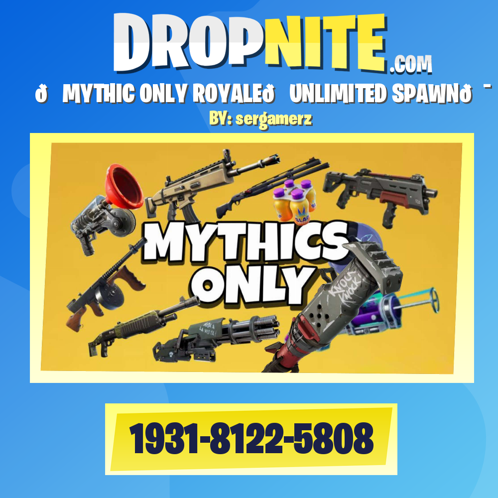 👑MYTHIC ONLY ROYALE👑UNLIMITED SPAWN🎯
