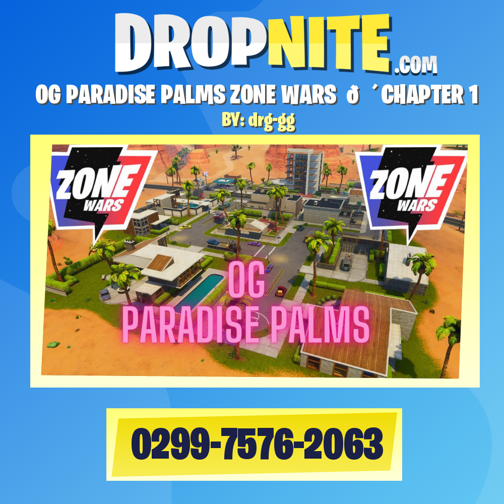 OG PARADISE PALMS ZONE WARS ⭐🌴CHAPTER 1
