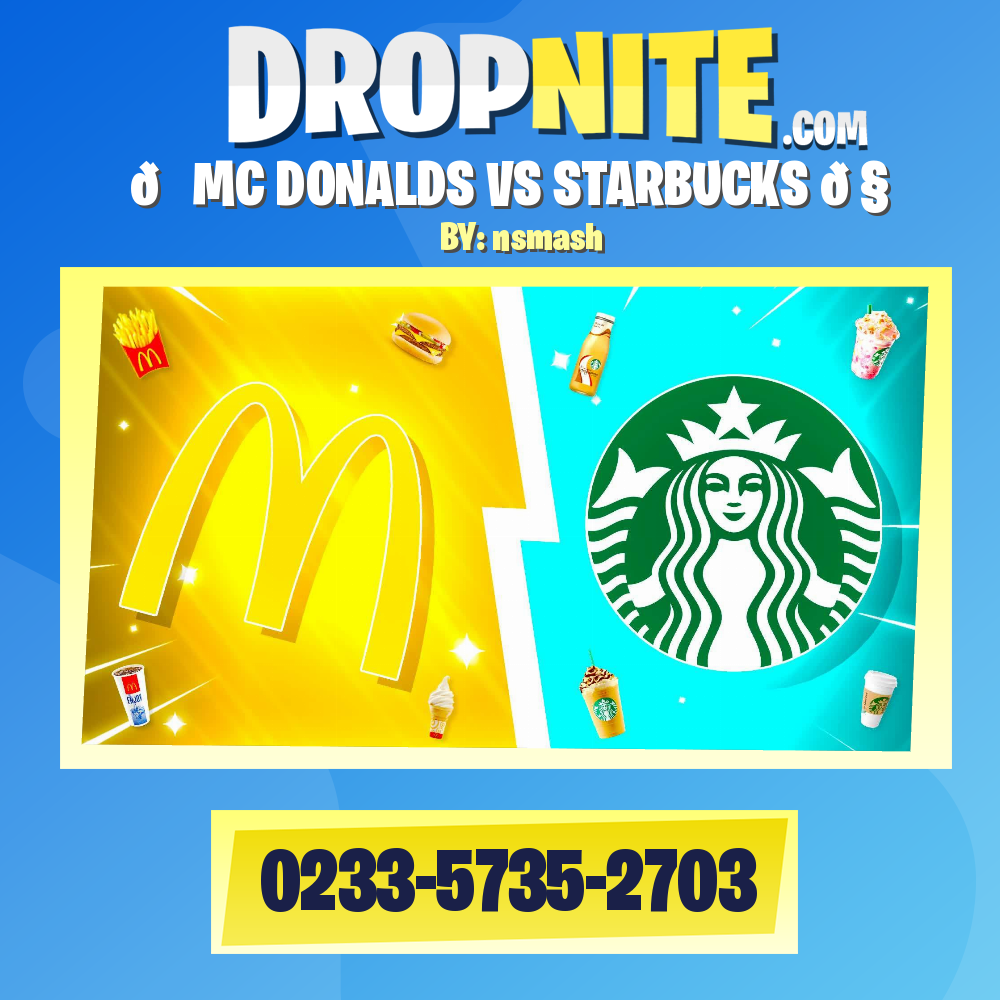 🍔MC DONALDS VS STARBUCKS 🧋