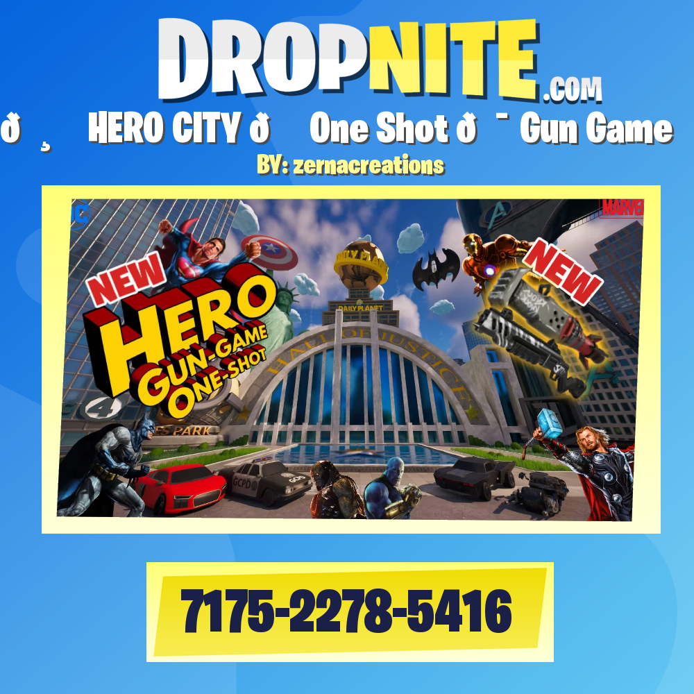 🦸‍♂️ HERO CITY 🏙️ One Shot 🎯 Gun Game