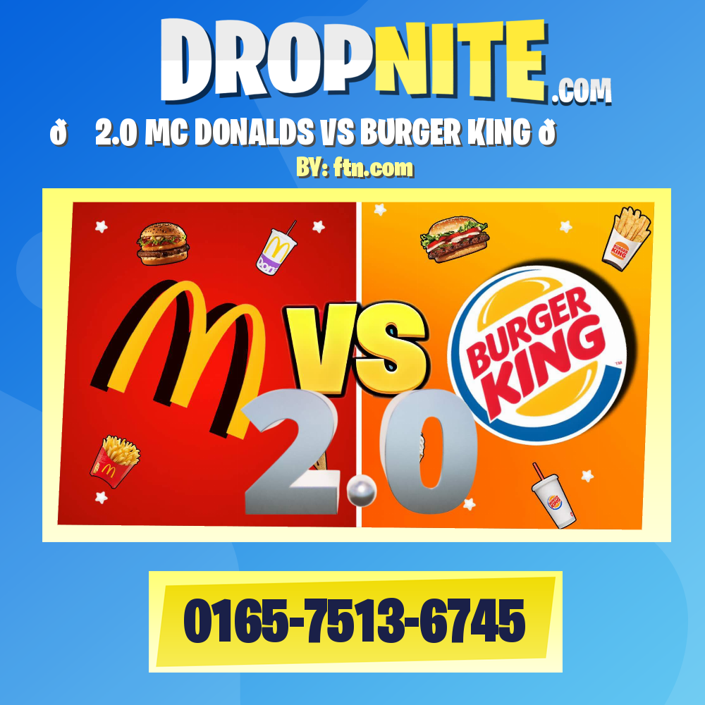 🆕 2.0 MC DONALDS VS BURGER KING 🍔