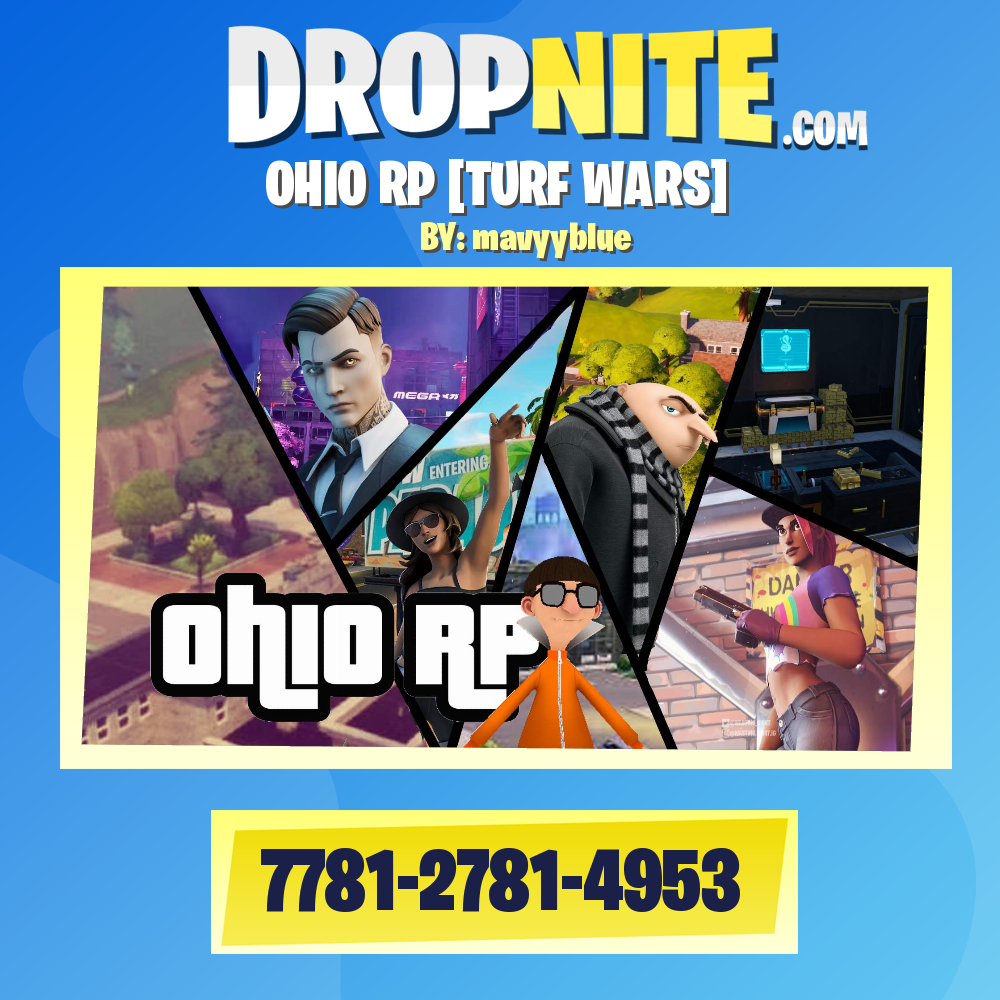 OHIO RP [TURF WARS] - Fortnite Creative Map Code - Dropnite
