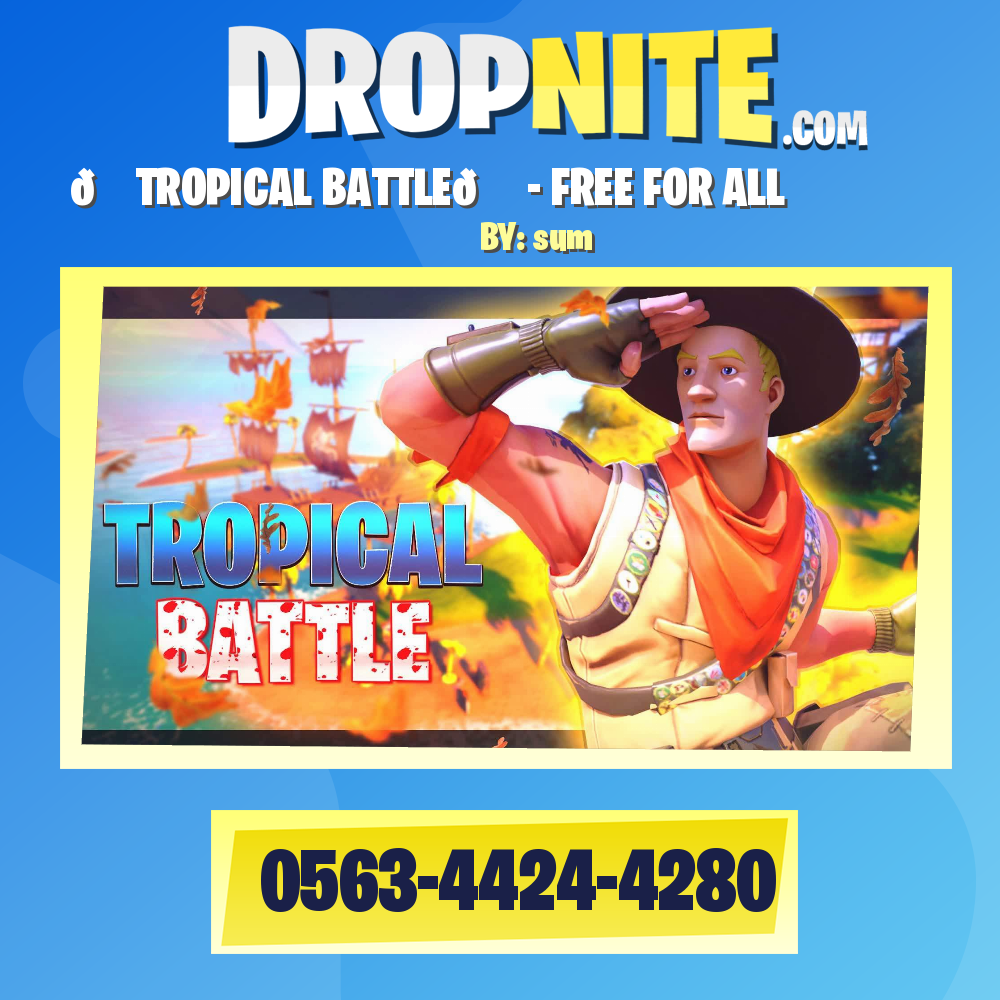 🏝️TROPICAL BATTLE🏝️ - FREE FOR ALL