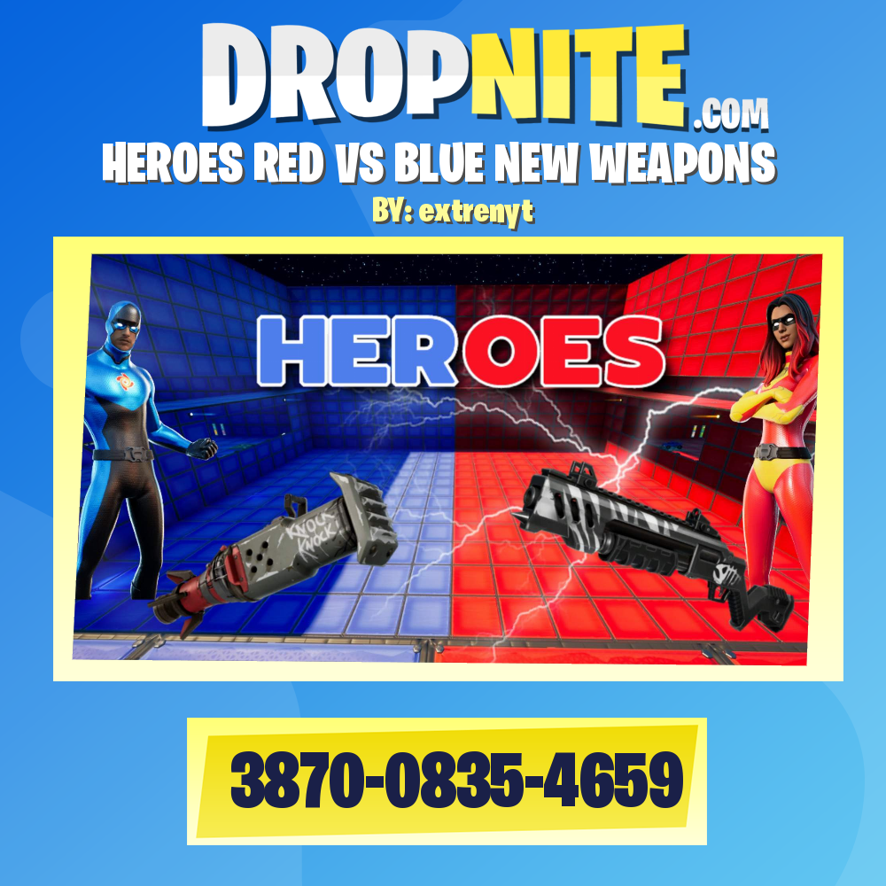 HEROES RED VS BLUE NEW WEAPONS