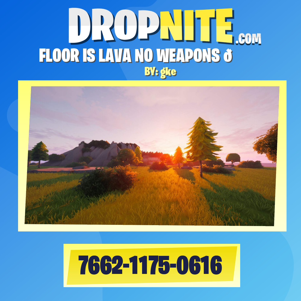 FLOOR IS LAVA NO WEAPONS 🌋