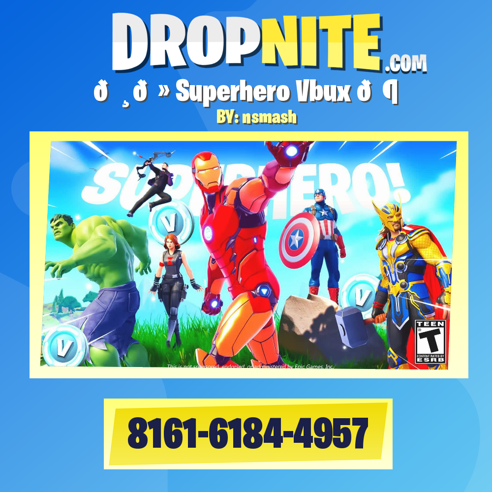 🦸🏻 Superhero Vbux 💶